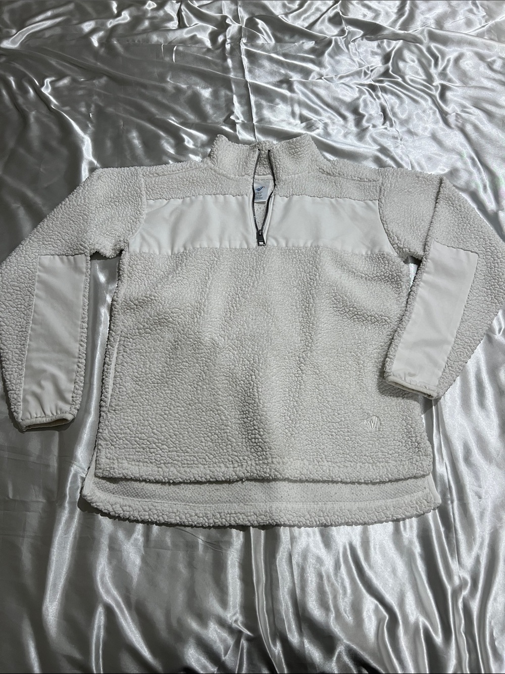 Varsity Spirit White Pullover Fleece